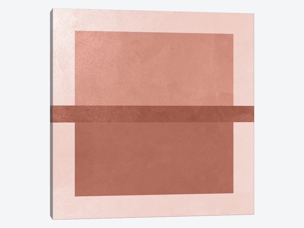 Abstract Square XLI by Helo Moraes 1-piece Canvas Print
