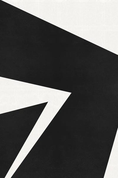 Abstract Black Diptych II by Helo Moraes canvas print