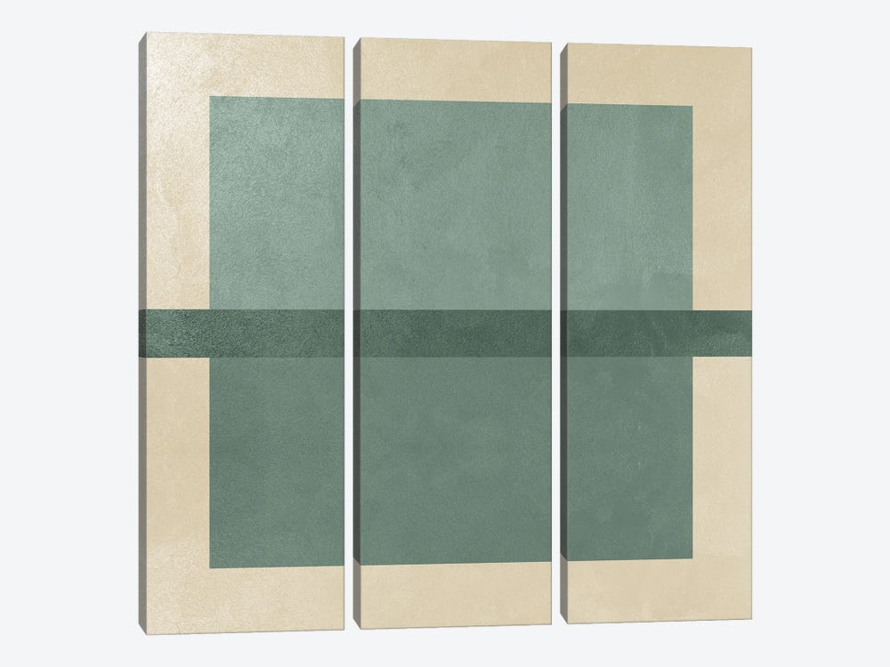 Abstract Square XLII by Helo Moraes 3-piece Canvas Art