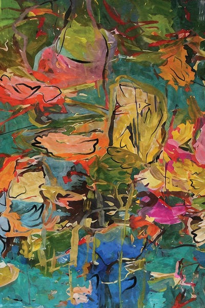 Helo Moraes: Diptych Garden I by Helo Moraes