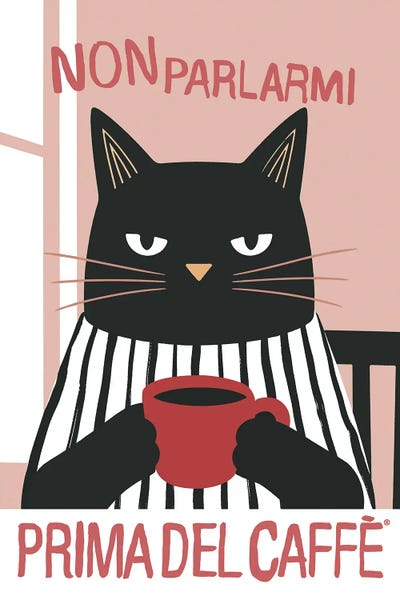 Helo Moraes: Coffee Cat by Helo Moraes