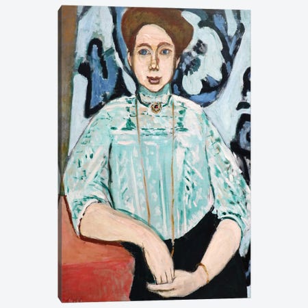 Portrait of Greta Moll Canvas Print #HMT1} by Henri Matisse Canvas Art