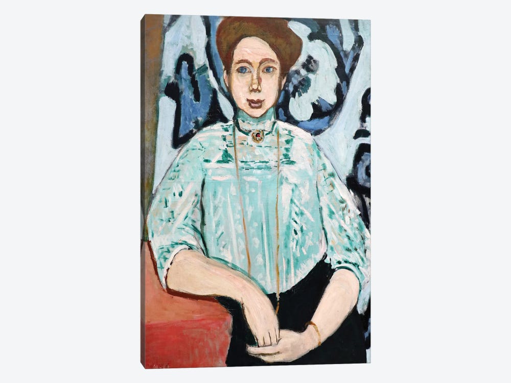 Portrait of Greta Moll by Henri Matisse 1-piece Canvas Wall Art