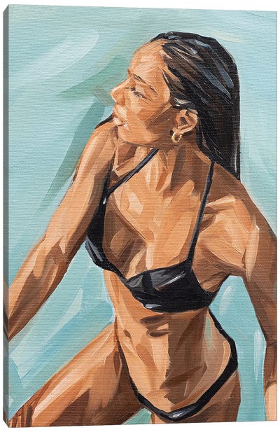Nabilah Canvas Art Print - Women's Swimsuit & Bikini Art