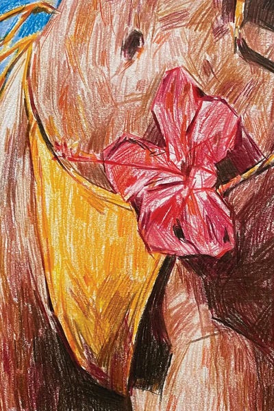 Oh Delilah by Hana Tischler art print