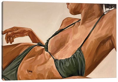 La Sirene Canvas Art Print - Hana Tischler
