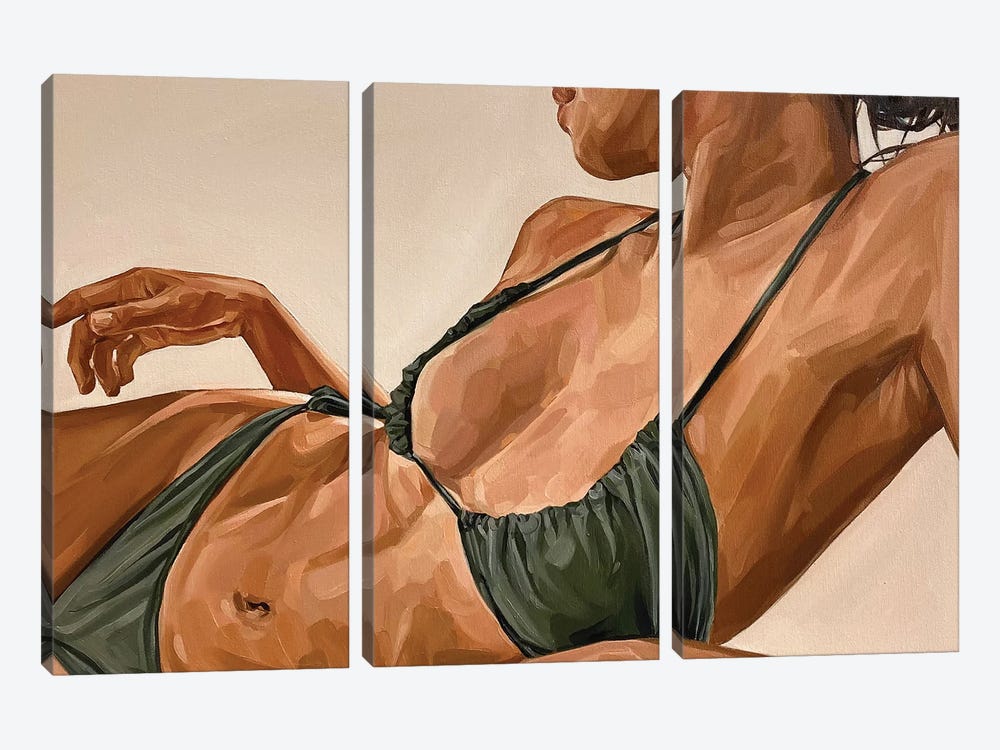 La Sirene by Hana Tischler 3-piece Canvas Art