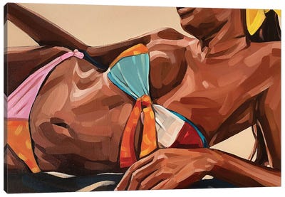 Rachel Canvas Art Print - Women's Swimsuit & Bikini Art