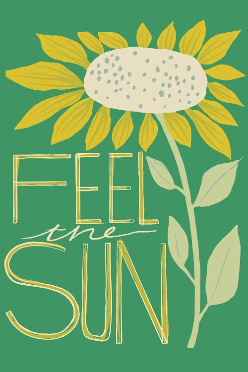 Feel Sun Flwr by Hanna Beisang wall art