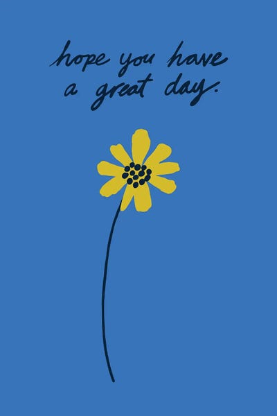 Great Day Daisy by Hanna Beisang framed canvas print