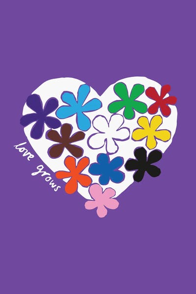 Heart Flower by Hanna Beisang canvas print