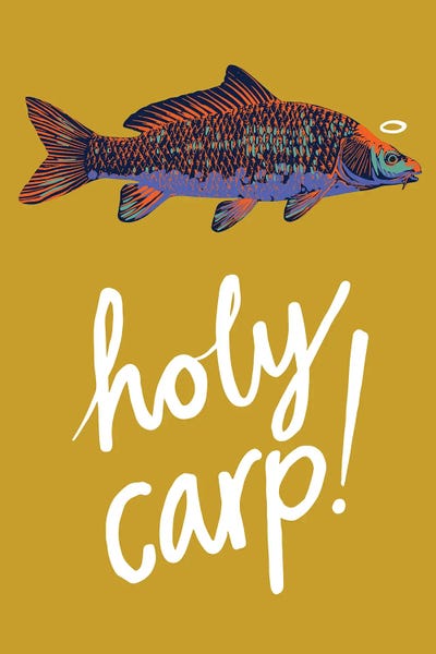 Holy Carp by Hanna Beisang multi panel art