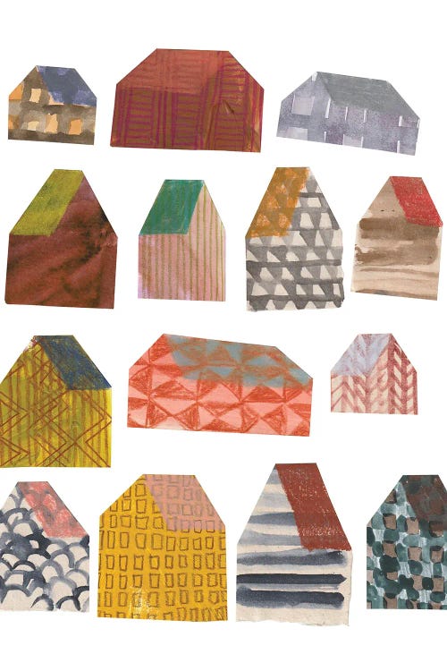 Houses HP by Hanna Beisang wall art