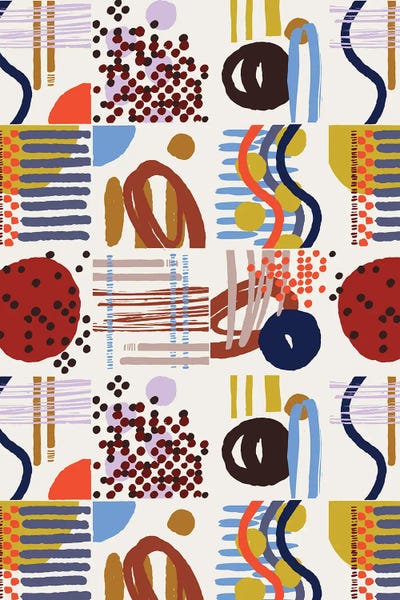 Hanna Beisang: Modern Mend Pattern by Hanna Beisang