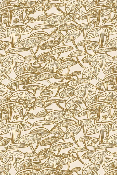 Mushrooms: Mushroom Branch Pattern GRN by Hanna Beisang