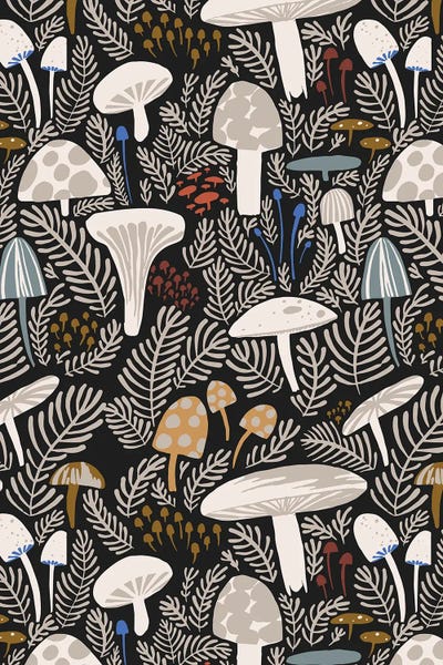 Mushrooms: Mushroom Field NEU by Hanna Beisang