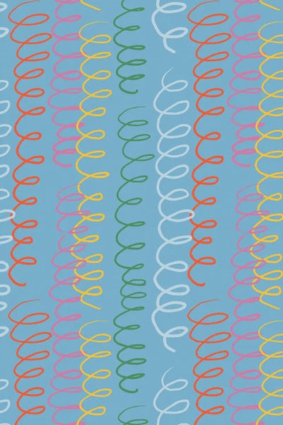 Party Squiggles by Hanna Beisang canvas print