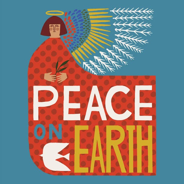 Christmas Signs & Sentiments: Peace Earth by Hanna Beisang