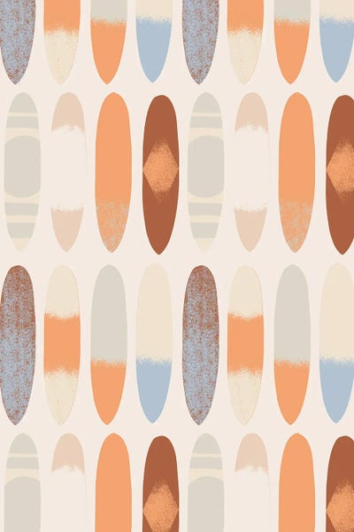 Surfing: Sea Breeze Board Pattern by Hanna Beisang
