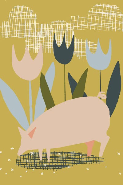 Pigs: Spring Pig by Hanna Beisang