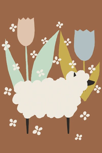 Sheep: Spring Sheep by Hanna Beisang
