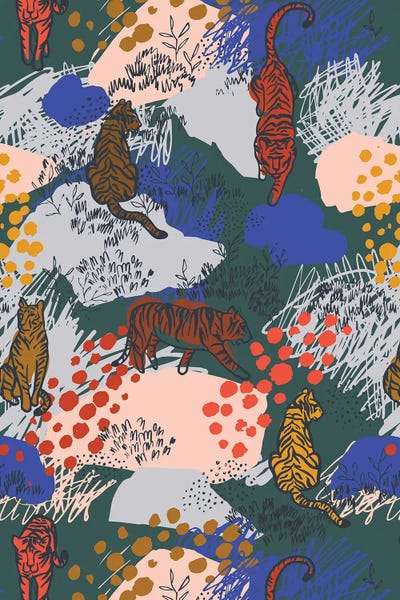 Tigers: Tiger Garden Bold by Hanna Beisang