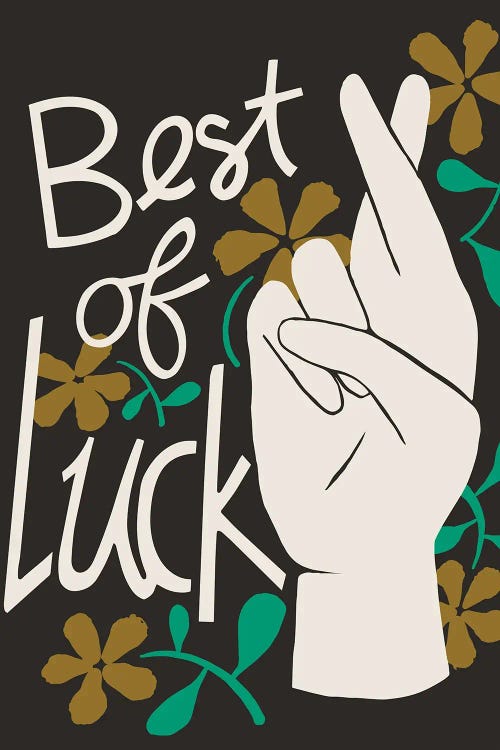 Best Luck by Hanna Beisang wall art