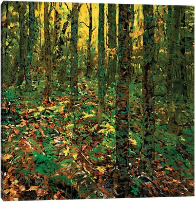Undergrowth Canvas Art Print - Artists Like Klimt