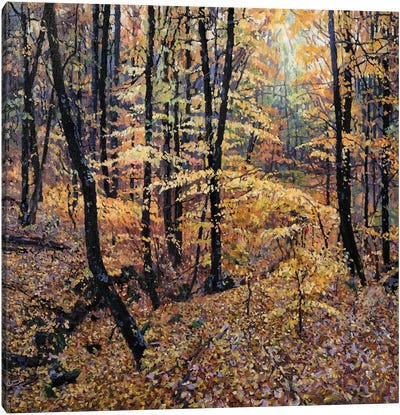 Golden Silva Canvas Art Print - Artists Like Klimt