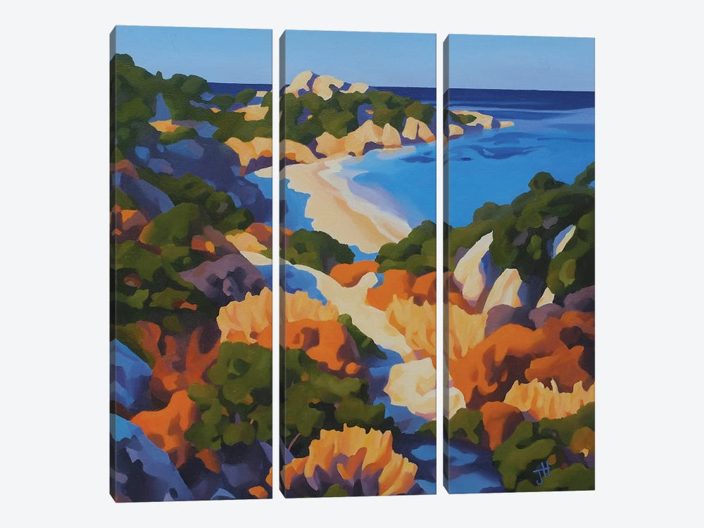 Beachy Path by John Hancock 3-piece Canvas Artwork