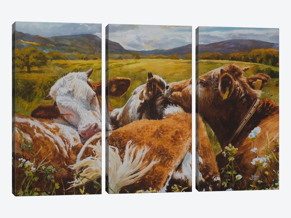 Trio by John Hancock 3-piece Canvas Print