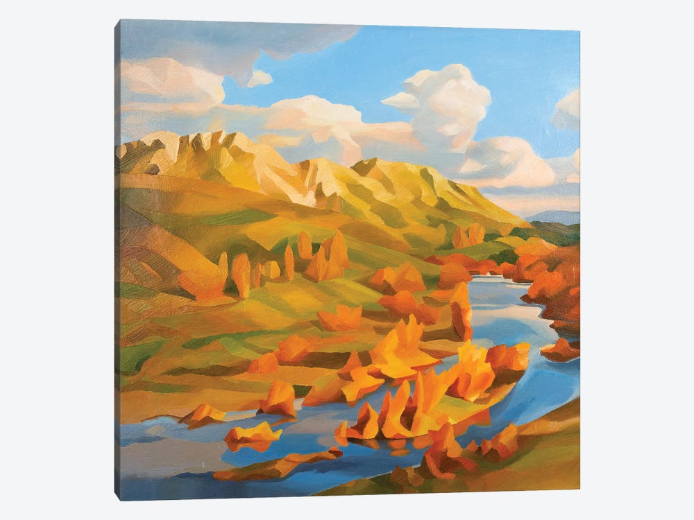 Flaming Ait by John Hancock 1-piece Canvas Art Print