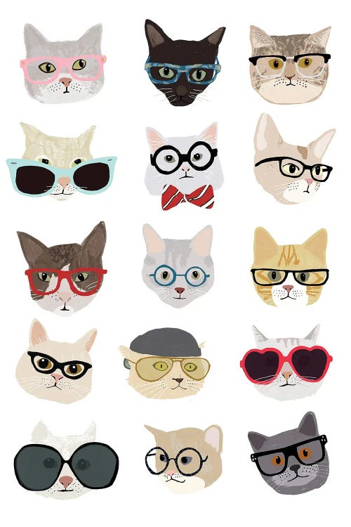 Cats With Glasses