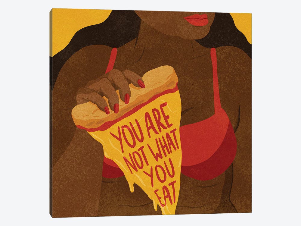 Not What You Eat by Hannah Rand 1-piece Canvas Artwork