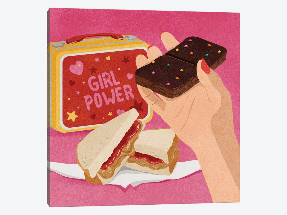 Girl Power by Hannah Rand 1-piece Canvas Artwork