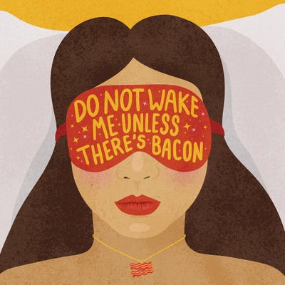 Do Not Wake Me by Hannah Rand framed wall art