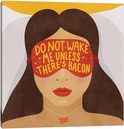 Do Not Wake Me Canvas Art Print - Hannah Rand