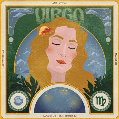 Virgo by Hannah Rand art print