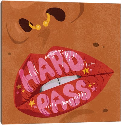 Hard Pass Canvas Art Print - Hannah Rand