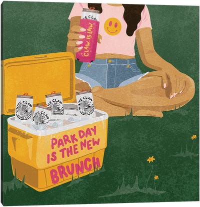 Park Day Canvas Art Print - Hannah Rand