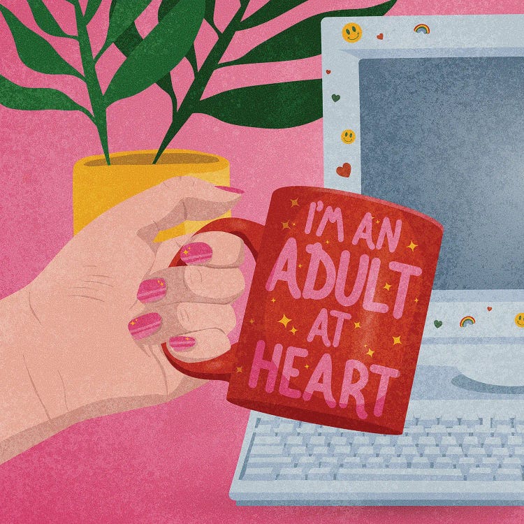 Adult At Heart by Hannah Rand wall art