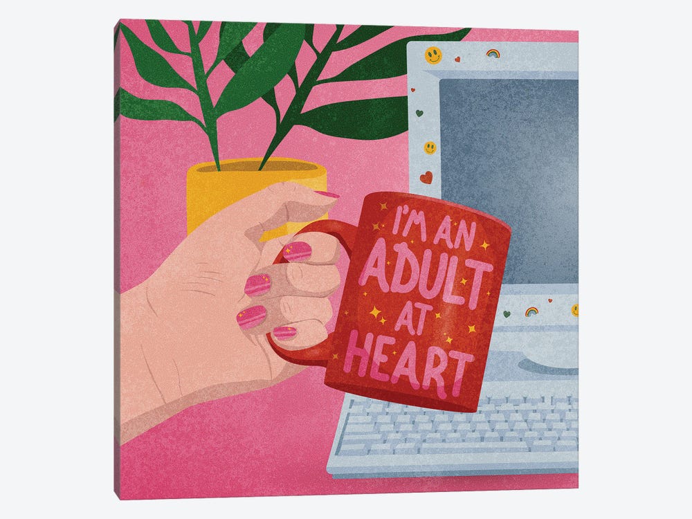Adult At Heart by Hannah Rand 1-piece Art Print