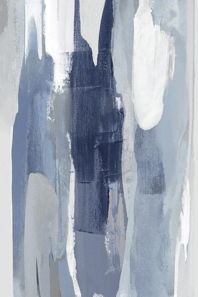 Jackie Hanson: Converge Blue I by Jackie Hanson