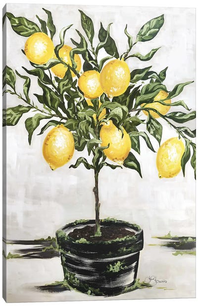 Lemon Tree Canvas Art Print - Fruit Art