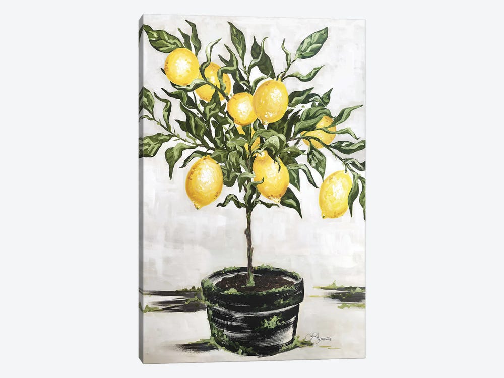 Lemon Tree by Hollihocks Art 1-piece Canvas Artwork