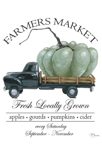 Trucks: Farmers Market Truck by Hollihocks Art