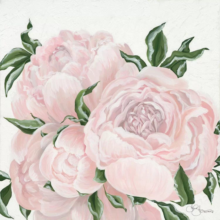 Pink Flowers by Hollihocks Art wall art