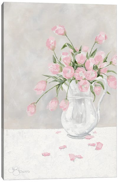 Pink Tulips Canvas Art Print