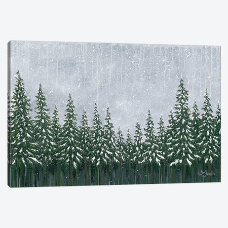 Snowy Forest Canvas Print #HOA38} by Hollihocks Art Canvas Art