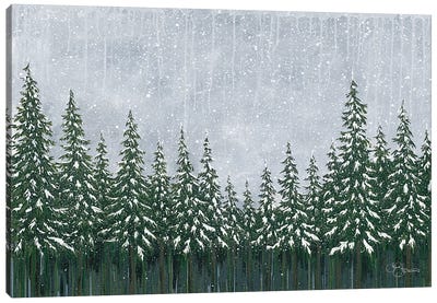 Snowy Forest Canvas Art Print